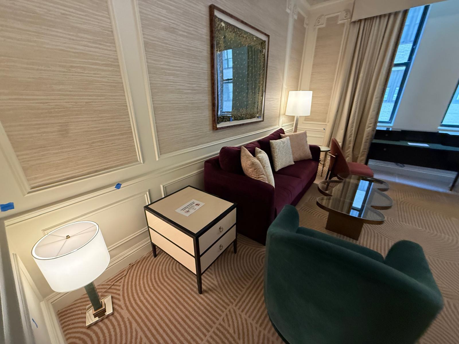 Luxury hotel living room